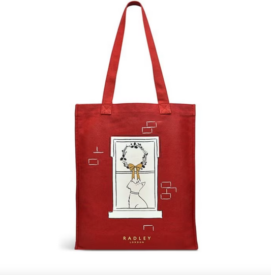 Radley Home Is Where The Dog Is Canvas Tote Bag