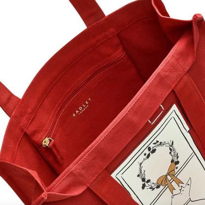 Radley Home Is Where The Dog Is Canvas Tote Bag